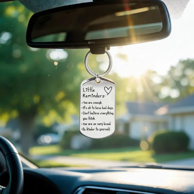 A Little Reminder, A Lot of Meaning! The Perfect Everyday Keychain!