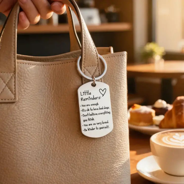 A Little Reminder, A Lot of Meaning! The Perfect Everyday Keychain!