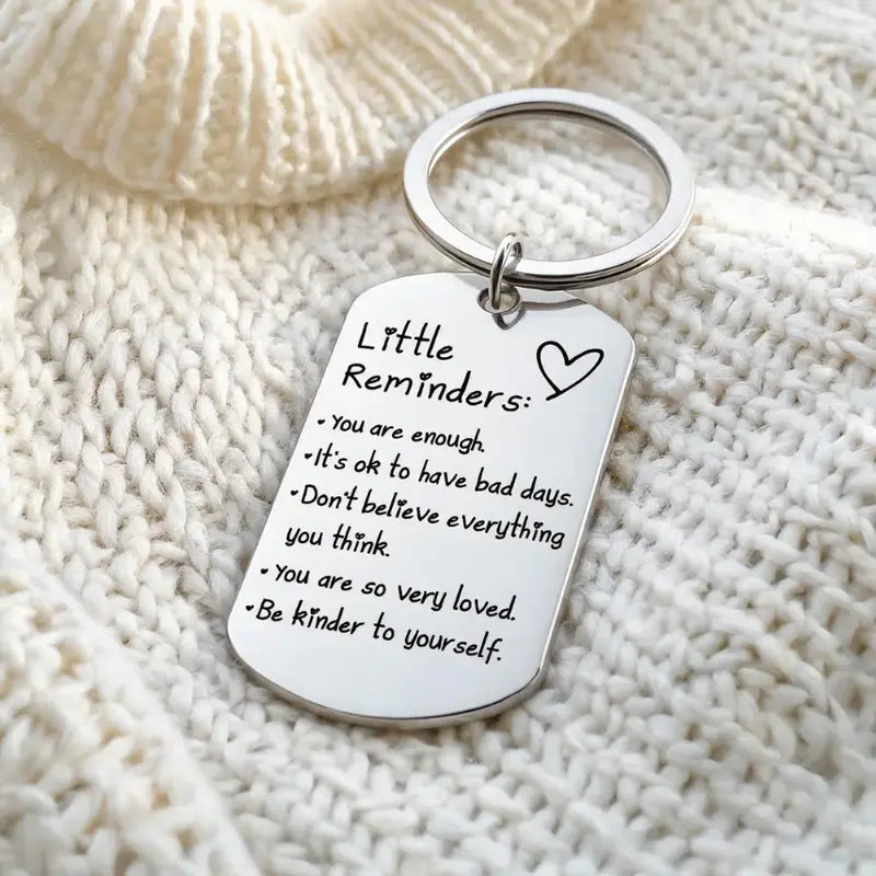 A Little Reminder, A Lot of Meaning! The Perfect Everyday Keychain!